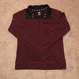 PINK Maroon Athletic Pullover Jacket